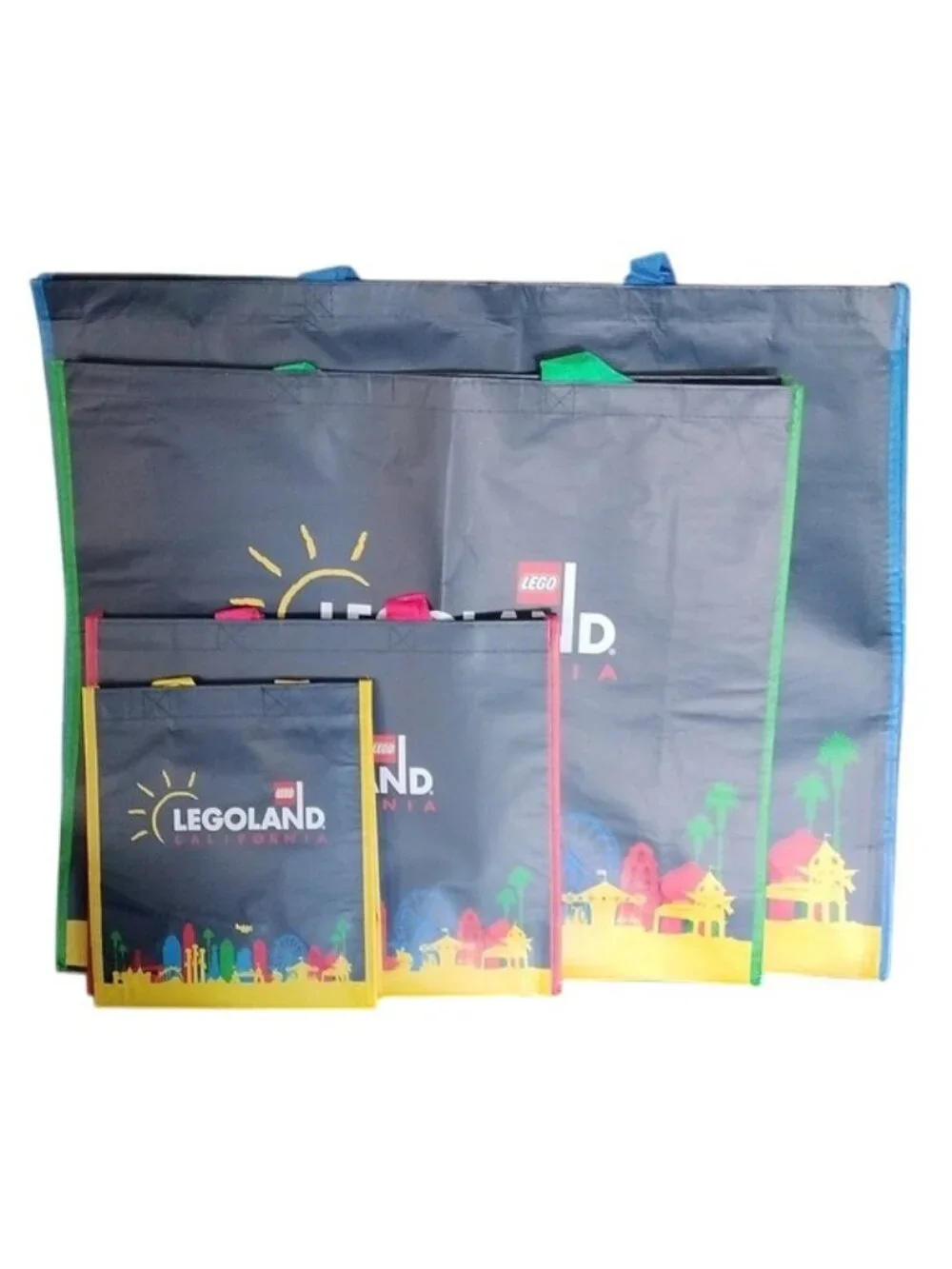 Legoland California Gift Bags, Set of 4: Small, Medium, Large & Extra L…